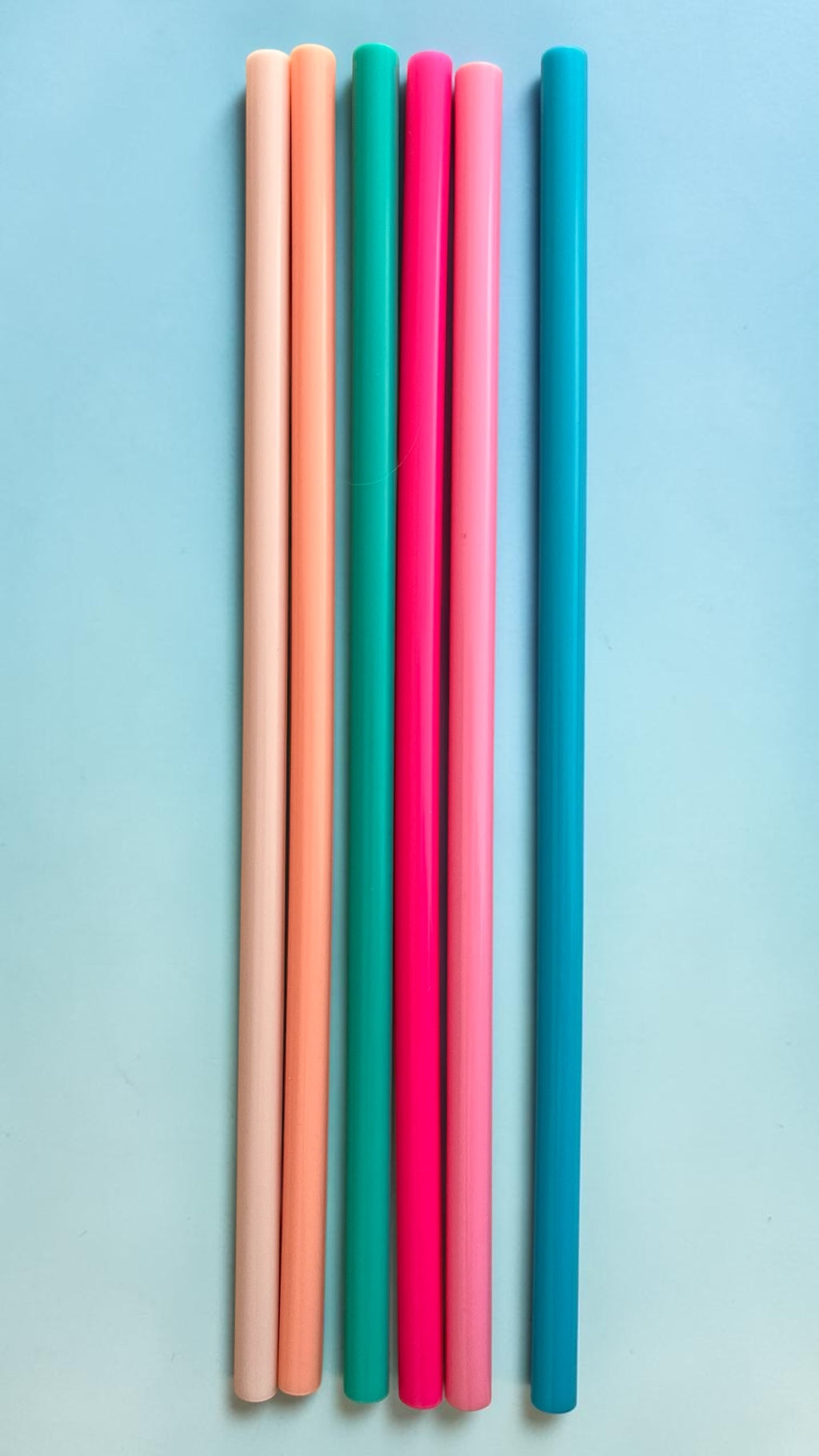 Bold Colour Straw Set (6 Pack)